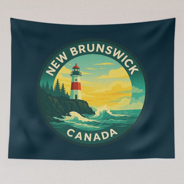 Item preview, New Brunswick Canada Vintage Travel  designed and sold by Thistle-TShop.
