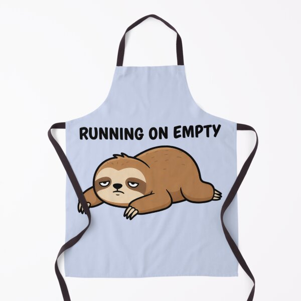 Item preview, Burnt Out Sloth Sticker | Running on Empty Meme | Funny Exhausted Animal Mental Health Design designed and sold by ZyxDes.