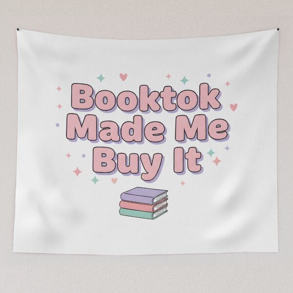 Item preview, Booktok Made Me Buy It Romance Reader Cute Pink Design designed and sold by DIRTYSKETCHH.