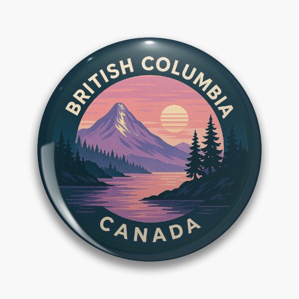 Item preview, British Columbia Canada Vintage Travel  designed and sold by Thistle-TShop.