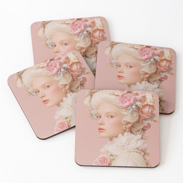 Item preview, Rococo Floral Portrait – Pastel Royal Fashion Art designed and sold by Mindrender.