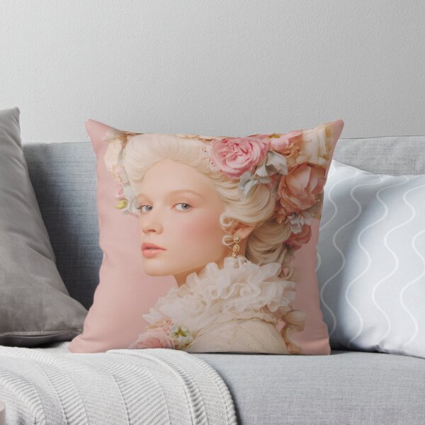 Item preview, Rococo Floral Portrait – Pastel Royal Fashion Art designed and sold by Mindrender.