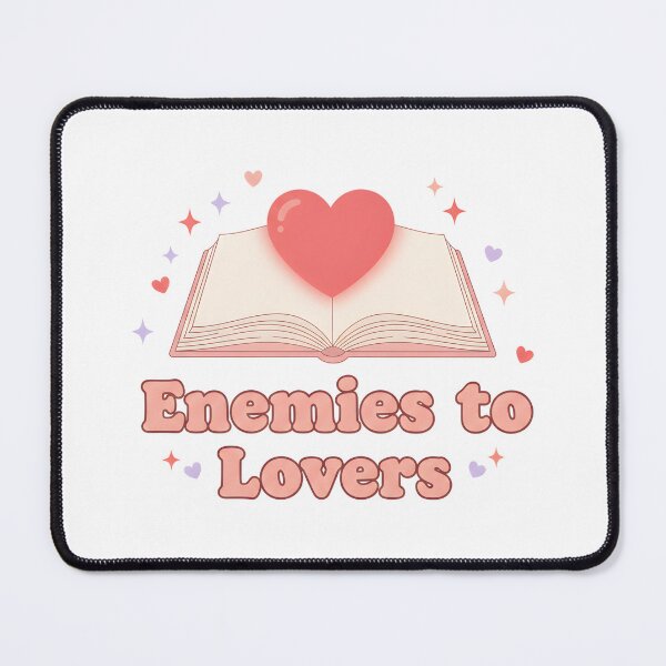Item preview, Enemies to Lovers Romance Book Lover Aesthetic Cute Pink Design designed and sold by DIRTYSKETCHH.