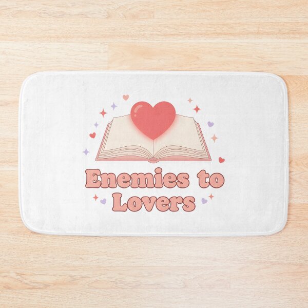 Item preview, Enemies to Lovers Romance Book Lover Aesthetic Cute Pink Design designed and sold by DIRTYSKETCHH.