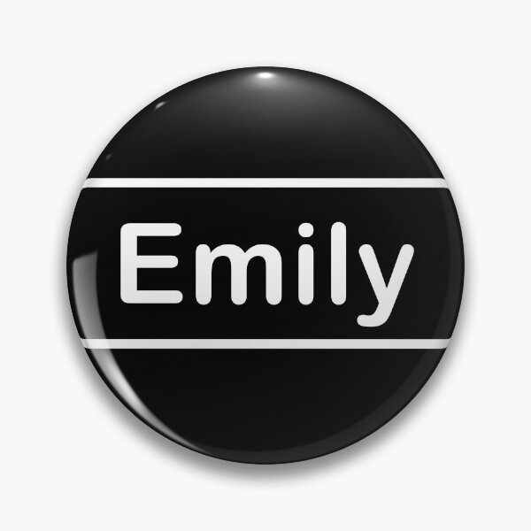 Item preview, EMILY Round Frame Logo designed and sold by ColorNestStudio.