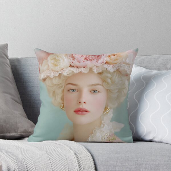 Item preview,  Rococo Floral Portrait – Pastel Royal Fashion Art designed and sold by Mindrender.