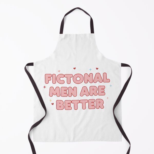 Item preview, Fictional Men Are Better Romance Reader Cute Pink Design designed and sold by DIRTYSKETCHH.