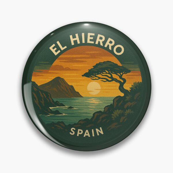 Item preview, El Hierro Islas Canarias Vintage Travel designed and sold by Thistle-TShop.