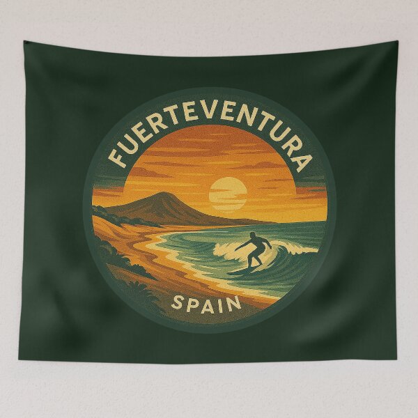 Item preview, Fuerteventura Canary Islands Vintage Travel  designed and sold by Thistle-TShop.