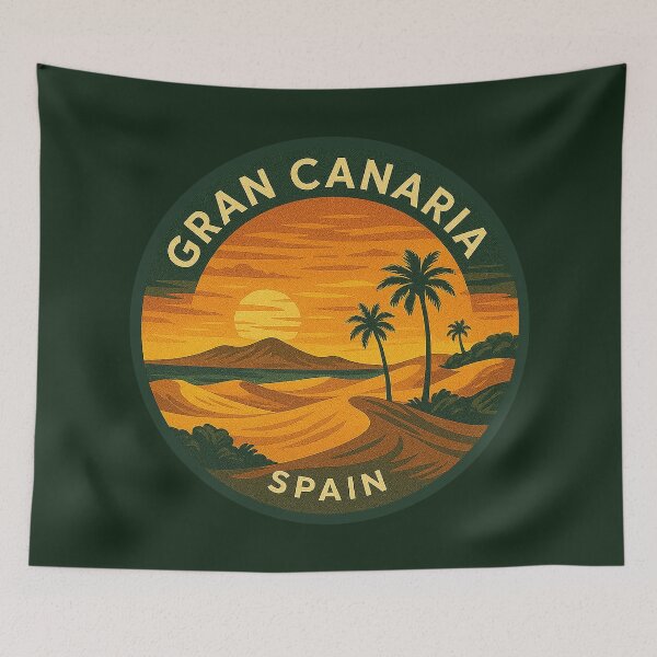 Item preview, Gran Canaria Canary Islands Vintage Travel  designed and sold by Thistle-TShop.