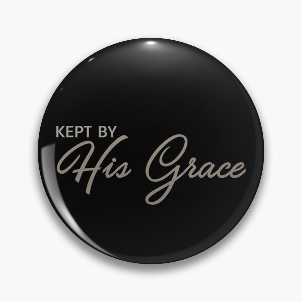 Item preview, Kept by His Grace – Christian Faith Minimalist Quote  designed and sold by Verse & Vibes.