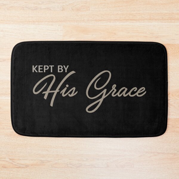 Item preview, Kept by His Grace – Christian Faith Minimalist Quote  designed and sold by Verse & Vibes.