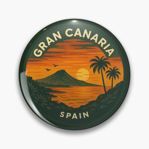 Item preview, Gran Canaria Canary Islands Vintage Travel  designed and sold by Thistle-TShop.