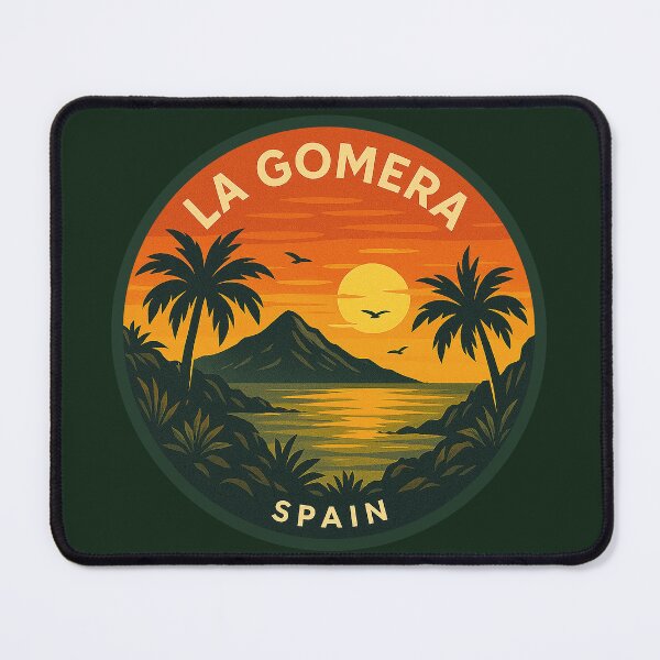Item preview, La Gomera Canary Islands Vintage Travel designed and sold by Thistle-TShop.