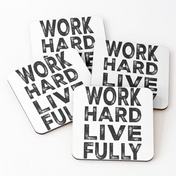 Item preview, Work hard live fully T-shirt Print Design designed and sold by AsifDesignCreativeStudio.