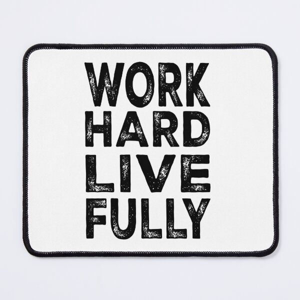 Item preview, Work hard live fully T-shirt Print Design designed and sold by AsifDesignCreativeStudio.