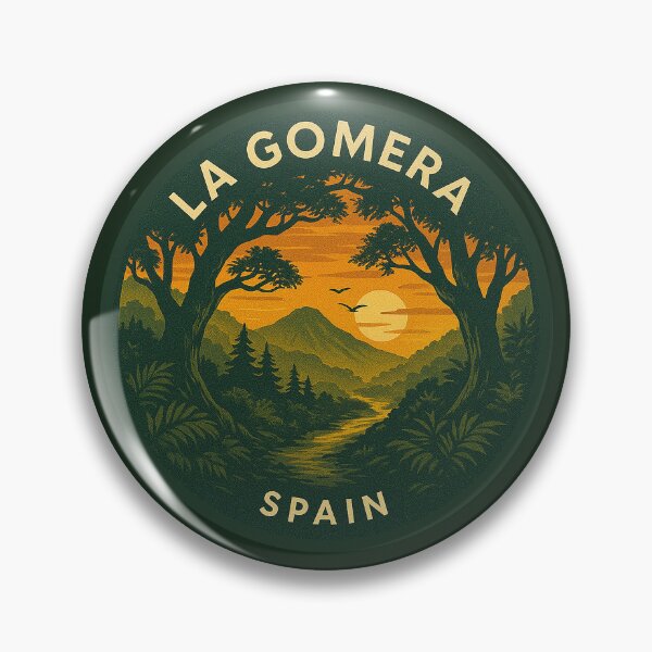 Item preview, La Gomera Canary Islands Vintage Travel  designed and sold by Thistle-TShop.