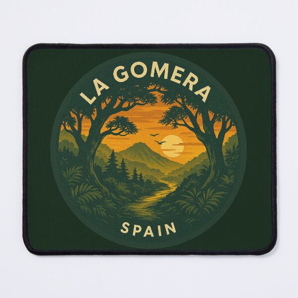 Item preview, La Gomera Canary Islands Vintage Travel designed and sold by Thistle-TShop.