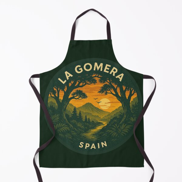 Item preview, La Gomera Canary Islands Vintage Travel designed and sold by Thistle-TShop.