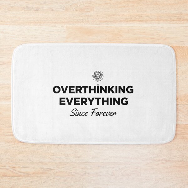 Item preview, Overthinking Everything Since Forever Funny Introvert Quote T-Shirt designed and sold by pixelandpalette.