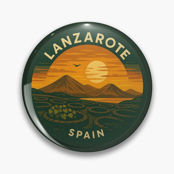 Item preview, Lanzarote Canary Islands Vintage Travel  designed and sold by Thistle-TShop.