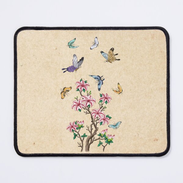 Item preview, The Warmth of Spring Sunlight, Royal Azaleas and Butterflies designed and sold by QamarART Paintings.