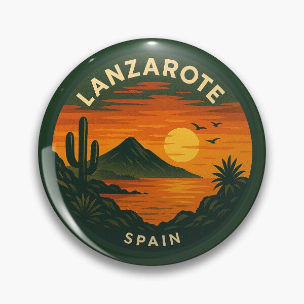 Item preview, Lanzarote Canary Islands Vintage Travel  designed and sold by Thistle-TShop.