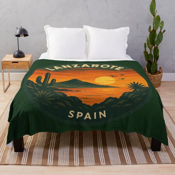 Item preview, Lanzarote Canary Islands Vintage Travel  designed and sold by Thistle-TShop.
