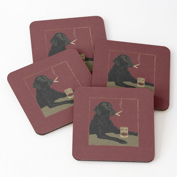 Item preview, Smoking Dog and Wine designed and sold by HomeroPosadaO.