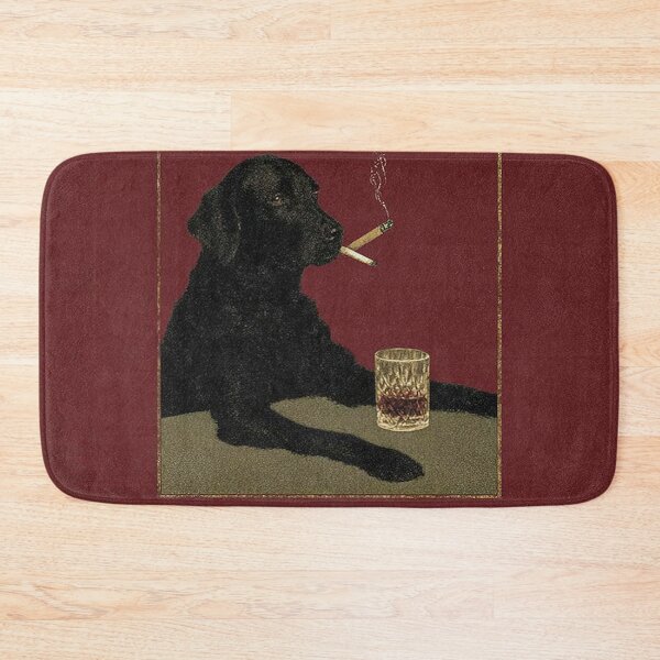 Item preview, Smoking Dog and Wine designed and sold by HomeroPosadaO.