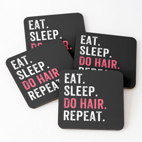 Item preview, Eat Sleep Do Hair Repeat - Hairstylist Barber Gift designed and sold by kafferahelma.
