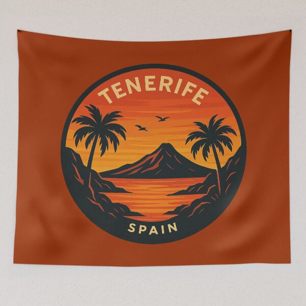 Item preview, Tenerife Canary Islands Vintage Travel  designed and sold by Thistle-TShop.