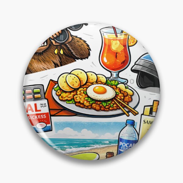 Item preview, Bali Starter Pack – Aussie Surf Trip Meme Illustration designed and sold by SouthernNothing.