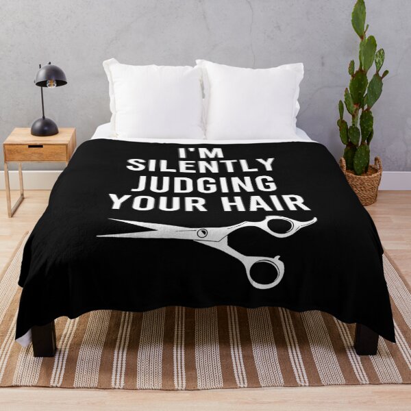Item preview, I'm Silently Judging Your Hair - Hair Stylist Barber Funny Saying designed and sold by kafferahelma.