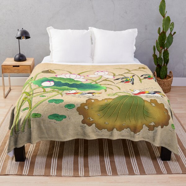 Item preview, Eternal Harmony, Lotus Blossoms and Mandarin Ducks designed and sold by QamarART Paintings.