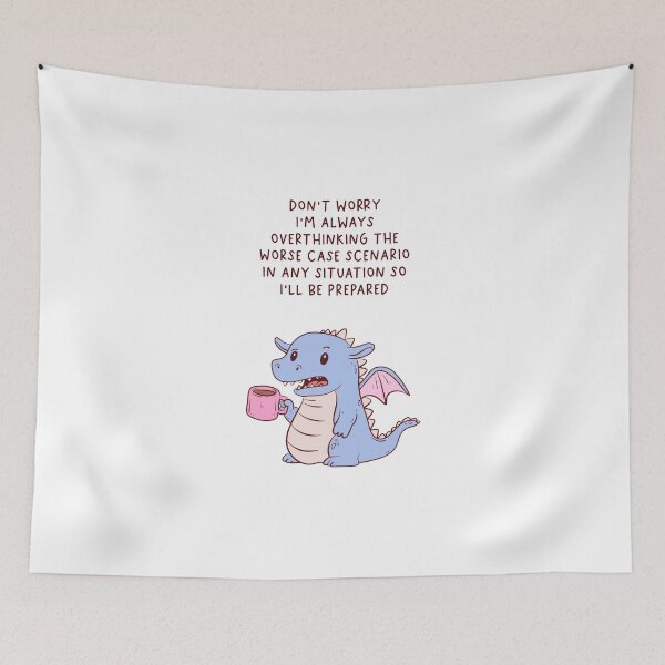 Item preview, Overthinking Dragon designed and sold by Jess.a.creates.