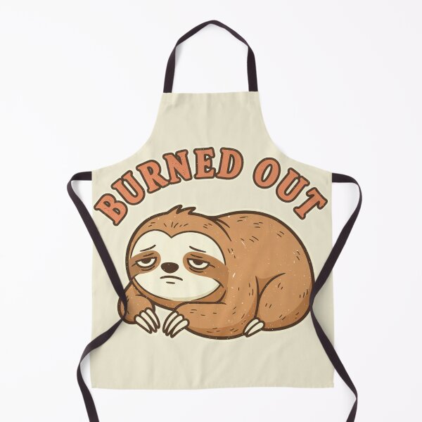 Item preview, Burnt Out Sloth Sticker | Running on Empty | Funny Exhausted Animal Meme  Why? designed and sold by ZyxDes.