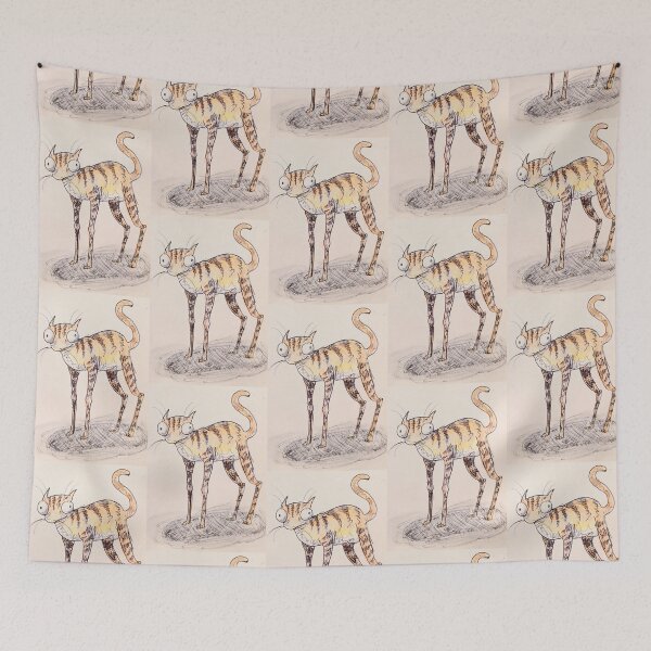 Item preview, Leggy cat designed and sold by arfff.