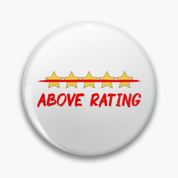 Item preview, Above Rating - Five Star Sarcastic Confidence Quote  Beyond Five Star Achivement Motivation designed and sold by XIOMOS.
