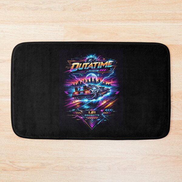 Item preview, Retro Neon Time Machine – 80s Synthwave Design designed and sold by DogLord.