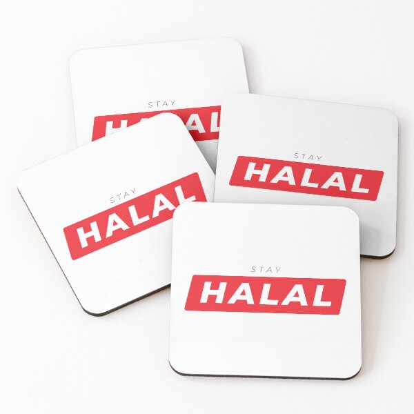 Item preview, Stay Halal Bold Typography Islamic Lifestyle Identity Statement designed and sold by Miniature Store.