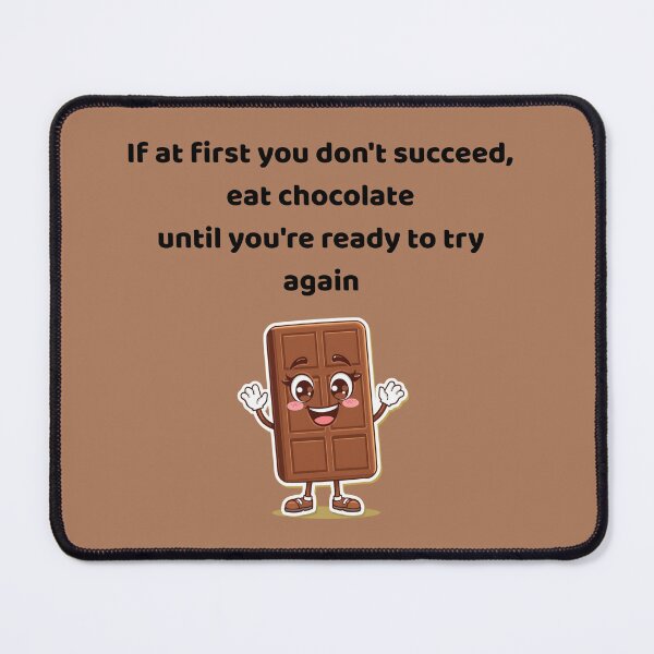 Item preview, Cute Cartoon Chocolate Bar – Funny Motivational Quote Design designed and sold by MadeInNapTime.