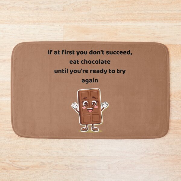 Item preview, Cute Cartoon Chocolate Bar – Funny Motivational Quote Design designed and sold by MadeInNapTime.