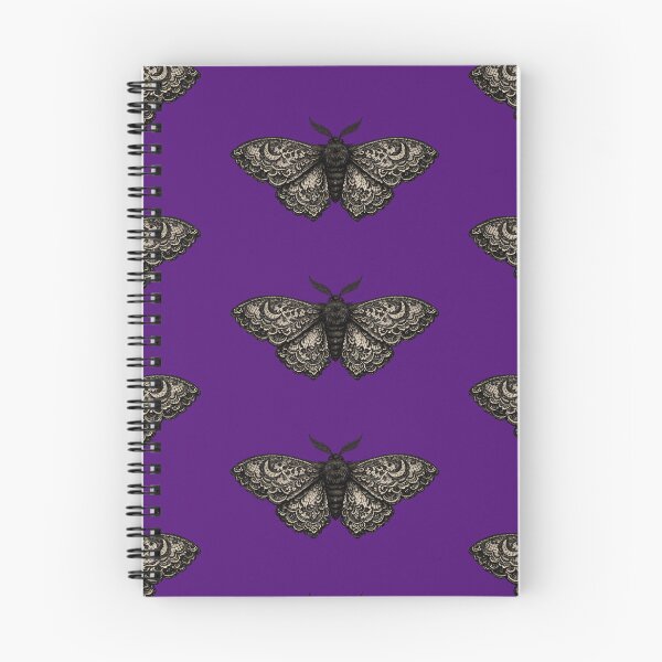 Item preview, Ornate Death Moth | Gothic Lunar Insect Emblem designed and sold by Mouraludia.
