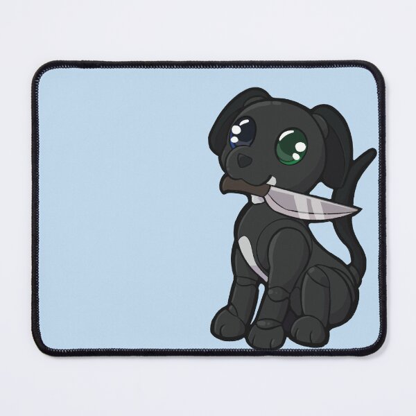 Item preview, Black Knife Wielding ERS-1000 Aibo designed and sold by virtualpaws.