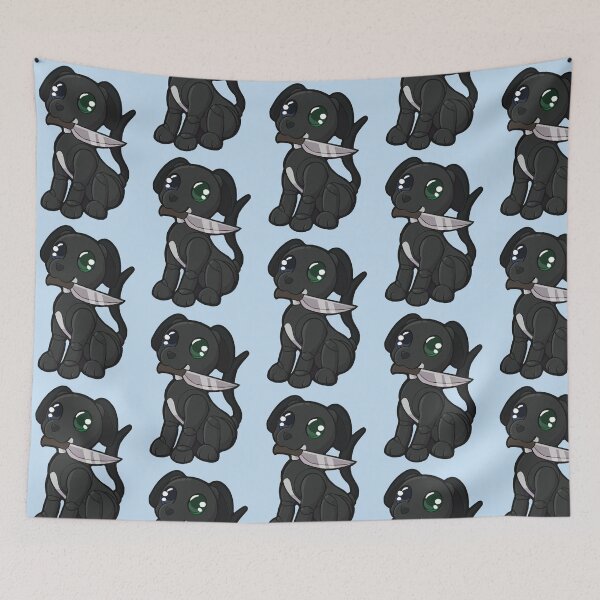 Item preview, Black Knife Wielding ERS-1000 Aibo designed and sold by virtualpaws.