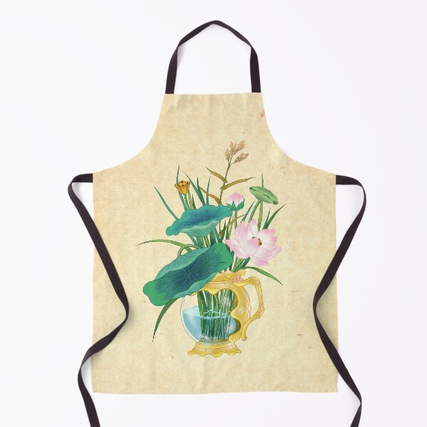 Artikelvorschau, Ein Gebet um Wohlstand, Rosa Lotusblume in goldener Vase entworfen und verkauft von QamarART Paintings.