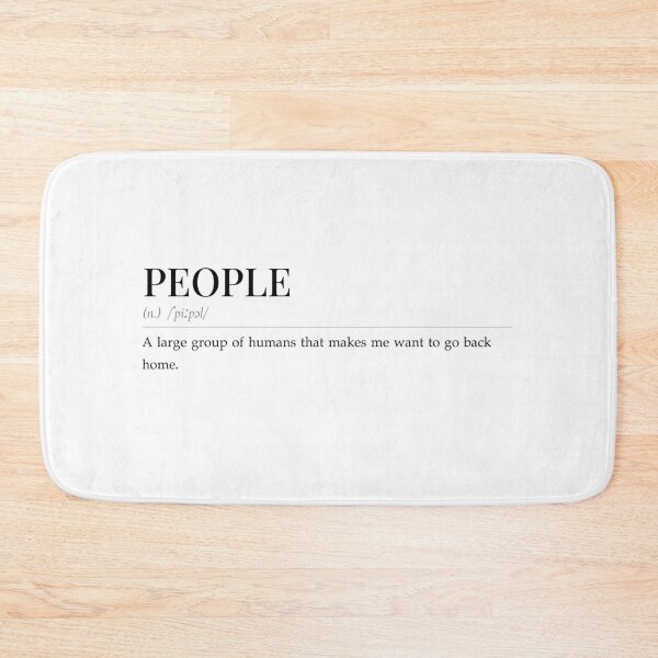 Item preview, People Definition Introvert Dictionary Minimalist designed and sold by AVO-SOURCE.