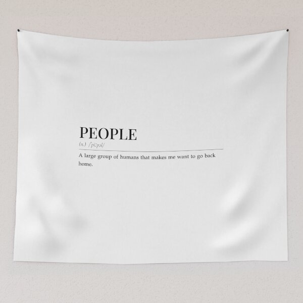 Item preview, People Definition Introvert Dictionary Minimalist designed and sold by AVO-SOURCE.