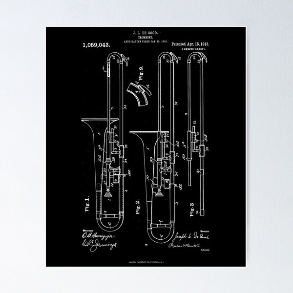 Psychedlic big band instruments violin mandolin piano trumpet harp cornet  trombone clarinet drums double bass silhouette on Craiyon